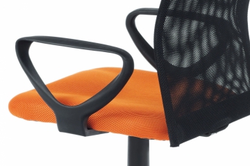 <![CDATA[Kancelářská židle oranžová černá KA-B047 ORA Autronic]]>