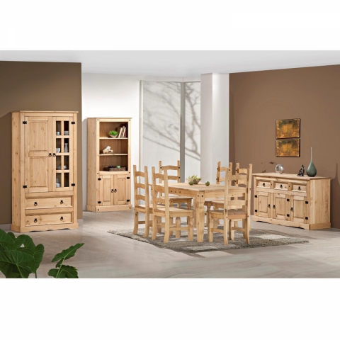 Vitrína CORONA vosk 16254