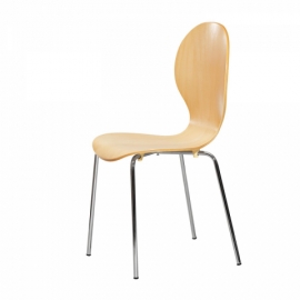 Jídelní židle, chromové nohy, SHELL 888