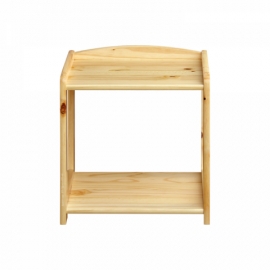 Noční stolek z masivu borovice, 810 lakovaný