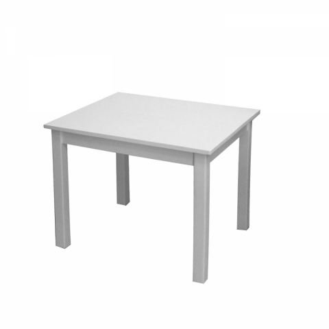 Dětský stůl z borovicového masivu bílý lak 8857 
