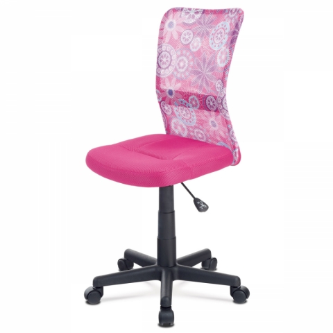 kancelářská židle růžová s motivem KA-2325 PINK 