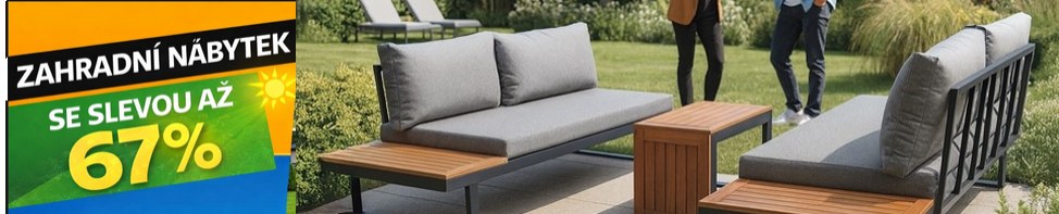 Zahradní nábytek -67%